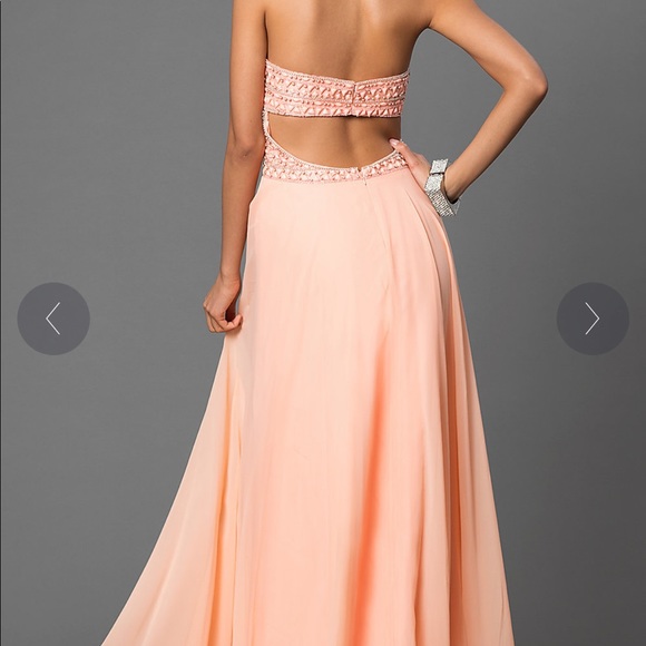 Floor Length Beaded Bodice Dress by Dave and Johnny

Style: DJ-2449 - Picture 3 of 6